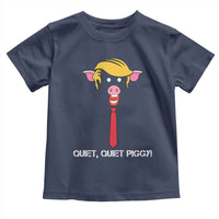 Quiet Quiet Piggy Meme Toddler T Shirt Anti Authoritarian Political Gag Gift - Wonder Print Shop