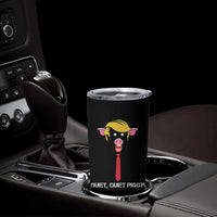 Quiet Quiet Piggy Meme Tumbler Cup Anti Authoritarian Political Gag Gift - Wonder Print Shop