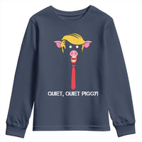 Quiet Quiet Piggy Meme Youth Sweatshirt Anti Authoritarian Political Gag Gift - Wonder Print Shop