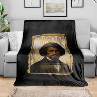 Frederick Douglass Historical Newspaper Throw Blanket The Sage Of Cedar Hill - Wonder Print Shop