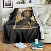Frederick Douglass Historical Newspaper Throw Blanket The Sage Of Cedar Hill - Wonder Print Shop