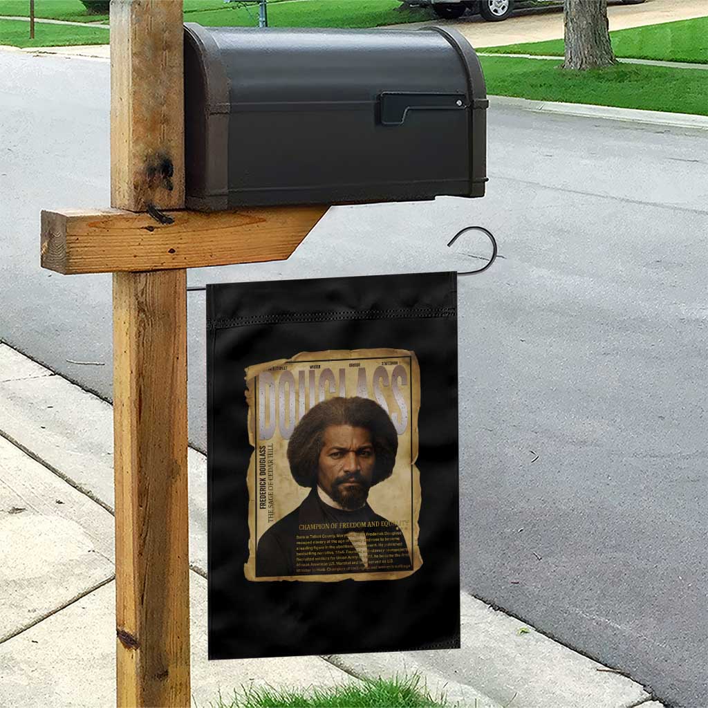 Frederick Douglass Historical Newspaper Garden Flag The Sage Of Cedar Hill - Wonder Print Shop