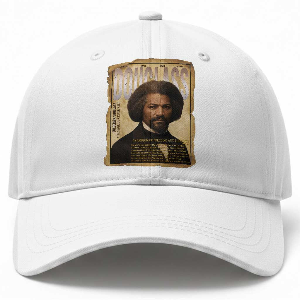 Frederick Douglass Historical Newspaper Baseball Cap The Sage Of Cedar Hill