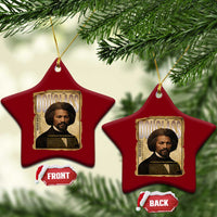 Frederick Douglass Historical Newspaper Ceramic Ornament The Sage Of Cedar Hill - Wonder Print Shop