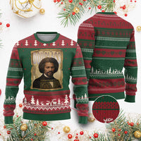 Frederick Douglass Historical Newspaper Ugly Christmas Sweater The Sage Of Cedar Hill - Wonder Print Shop