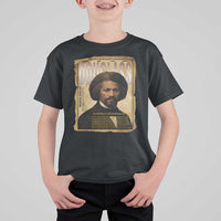 Frederick Douglass Historical Newspaper T Shirt For Kid The Sage Of Cedar Hill - Wonder Print Shop