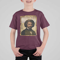 Frederick Douglass Historical Newspaper T Shirt For Kid The Sage Of Cedar Hill - Wonder Print Shop