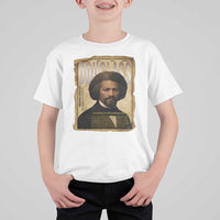 Frederick Douglass Historical Newspaper T Shirt For Kid The Sage Of Cedar Hill - Wonder Print Shop