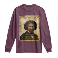 Frederick Douglass Historical Newspaper Long Sleeve Shirt The Sage Of Cedar Hill - Wonder Print Shop