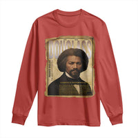 Frederick Douglass Historical Newspaper Long Sleeve Shirt The Sage Of Cedar Hill - Wonder Print Shop