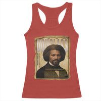 Frederick Douglass Historical Newspaper Racerback Tank Top The Sage Of Cedar Hill - Wonder Print Shop