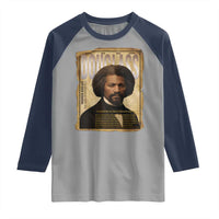 Frederick Douglass Historical Newspaper Raglan Shirt The Sage Of Cedar Hill - Wonder Print Shop