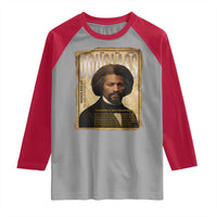 Frederick Douglass Historical Newspaper Raglan Shirt The Sage Of Cedar Hill - Wonder Print Shop
