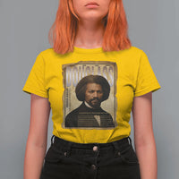 Frederick Douglass Historical Newspaper T Shirt For Women The Sage Of Cedar Hill - Wonder Print Shop