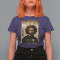 Frederick Douglass Historical Newspaper T Shirt For Women The Sage Of Cedar Hill - Wonder Print Shop