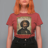 Frederick Douglass Historical Newspaper T Shirt For Women The Sage Of Cedar Hill - Wonder Print Shop