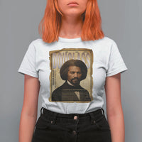 Frederick Douglass Historical Newspaper T Shirt For Women The Sage Of Cedar Hill - Wonder Print Shop