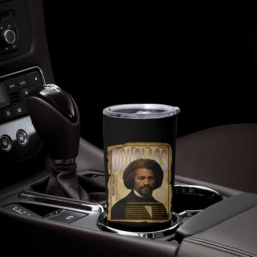 Frederick Douglass Historical Newspaper Tumbler Cup The Sage Of Cedar Hill - Wonder Print Shop