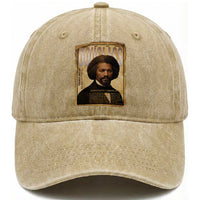 Frederick Douglass Historical Newspaper Washed Cotton Baseball Cap The Sage Of Cedar Hill