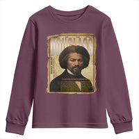 Frederick Douglass Historical Newspaper Youth Sweatshirt The Sage Of Cedar Hill - Wonder Print Shop