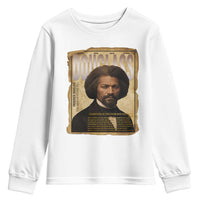 Frederick Douglass Historical Newspaper Youth Sweatshirt The Sage Of Cedar Hill - Wonder Print Shop