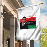 Motivational Malcolm X Quote Garden Flag Black History Month Gift - Wonder Print Shop