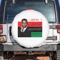 Motivational Malcolm X Quote Spare Tire Cover Black History Month Gift - Wonder Print Shop