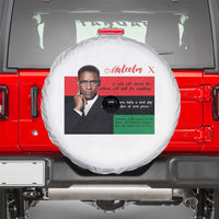 Motivational Malcolm X Quote Spare Tire Cover Black History Month Gift - Wonder Print Shop