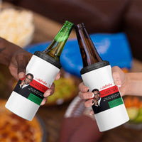 Motivational Malcolm X Quote 4 in 1 Can Cooler Tumbler Black History Month Gift - Wonder Print Shop