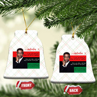 Motivational Malcolm X Quote Ceramic Ornament Black History Month Gift - Wonder Print Shop
