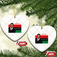 Motivational Malcolm X Quote Ceramic Ornament Black History Month Gift - Wonder Print Shop