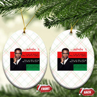 Motivational Malcolm X Quote Ceramic Ornament Black History Month Gift - Wonder Print Shop