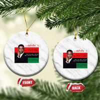 Motivational Malcolm X Quote Ceramic Ornament Black History Month Gift - Wonder Print Shop