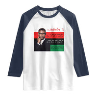 Motivational Malcolm X Quote Raglan Shirt Black History Month Gift - Wonder Print Shop