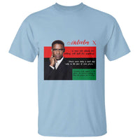Motivational Malcolm X Quote T Shirt Black History Month Gift - Wonder Print Shop