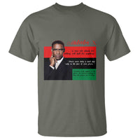 Motivational Malcolm X Quote T Shirt Black History Month Gift - Wonder Print Shop