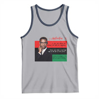 Motivational Malcolm X Quote Tank Top Black History Month Gift - Wonder Print Shop