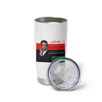 Motivational Malcolm X Quote Tumbler Cup Black History Month Gift - Wonder Print Shop