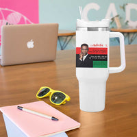 Motivational Malcolm X Quote Tumbler With Handle Black History Month Gift - Wonder Print Shop