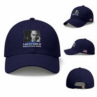 Malcolm X Quote Baseball Cap A Man Who Stands For Nothing Will Fall