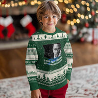 Malcolm X Quote Ugly Christmas Sweater A Man Who Stands For Nothing Will Fall - Wonder Print Shop