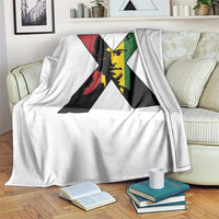 Malcolm X Throw Blanket African American Heritage Gift - Wonder Print Shop
