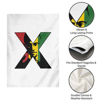 Malcolm X Garden Flag African American Heritage Gift - Wonder Print Shop