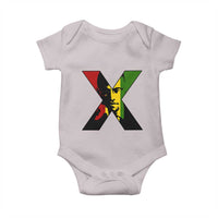 Malcolm X Baby Onesie African American Heritage Gift - Wonder Print Shop