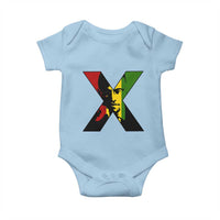 Malcolm X Baby Onesie African American Heritage Gift - Wonder Print Shop