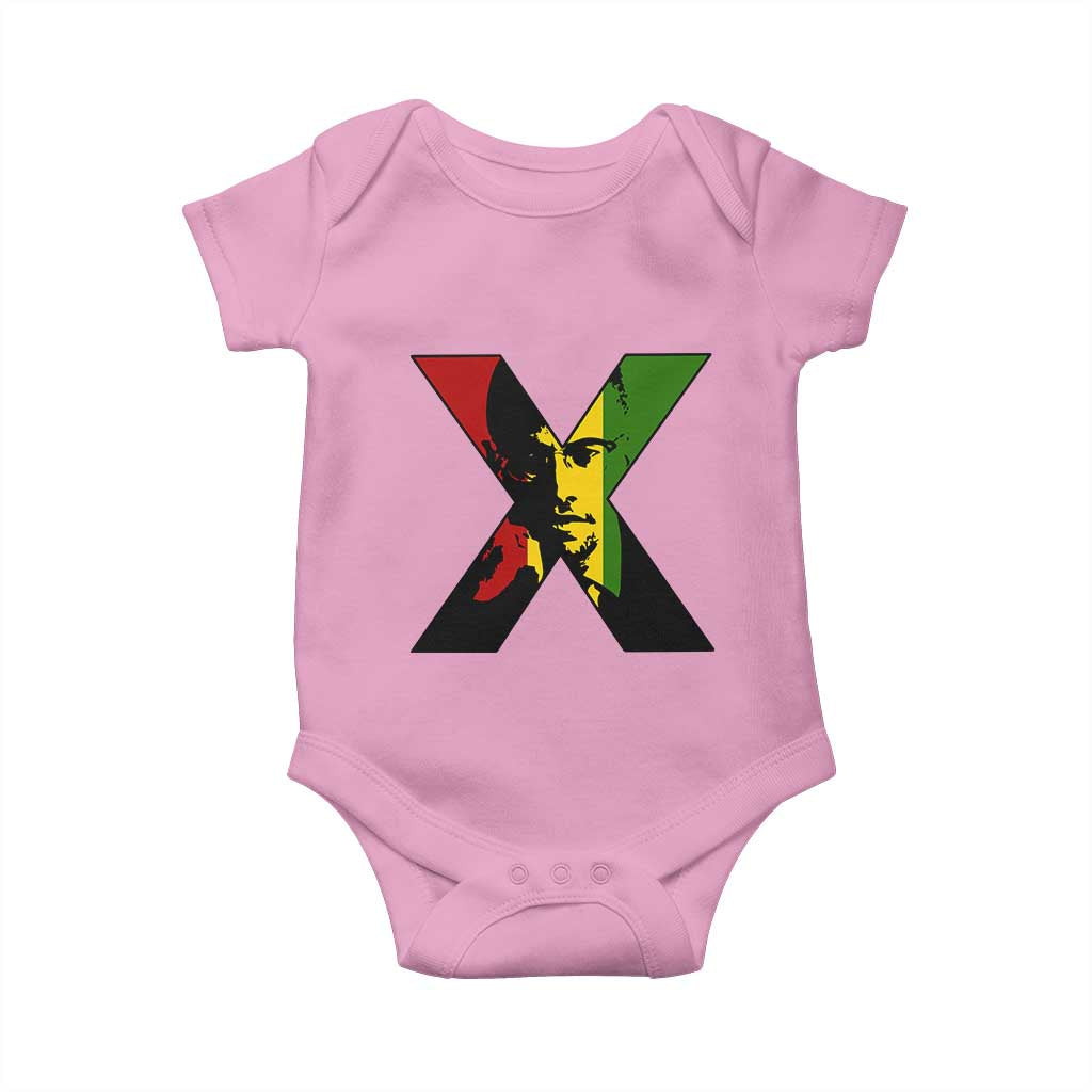 Malcolm X Baby Onesie African American Heritage Gift - Wonder Print Shop