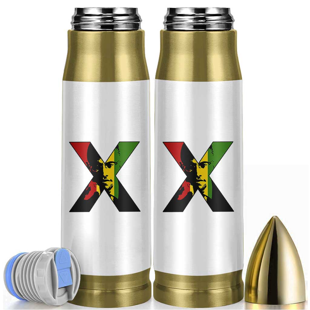 Malcolm X Bullet Tumbler African American Heritage Gift - Wonder Print Shop
