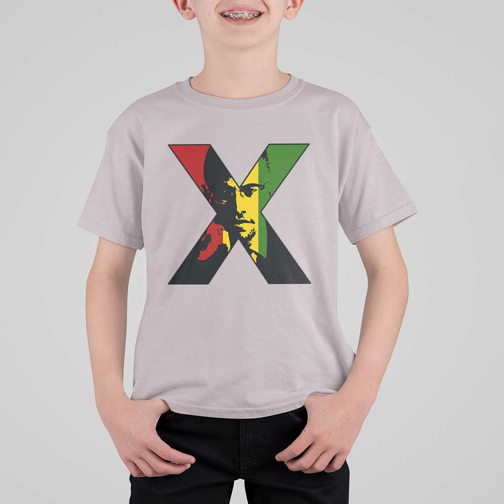 Malcolm X T Shirt For Kid African American Heritage Gift - Wonder Print Shop