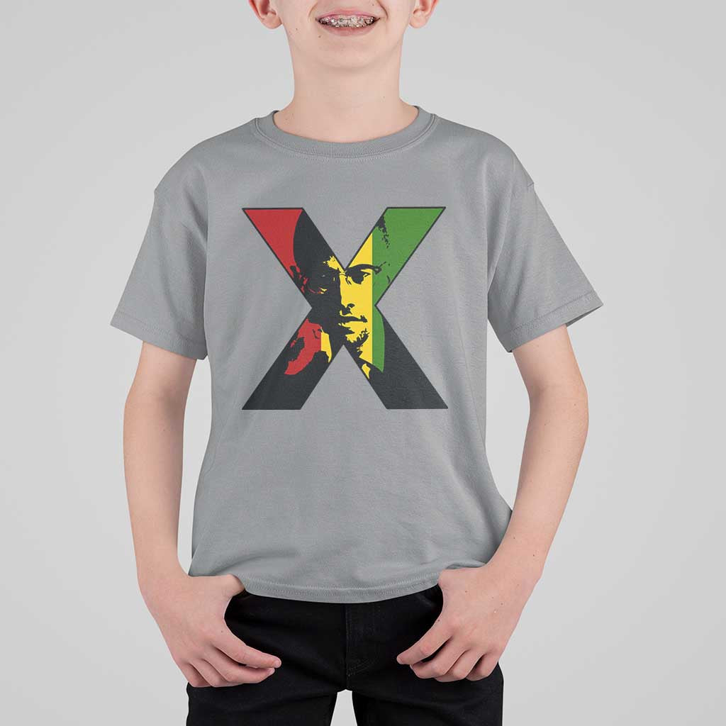 Malcolm X T Shirt For Kid African American Heritage Gift - Wonder Print Shop