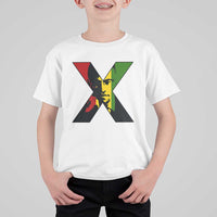 Malcolm X T Shirt For Kid African American Heritage Gift - Wonder Print Shop